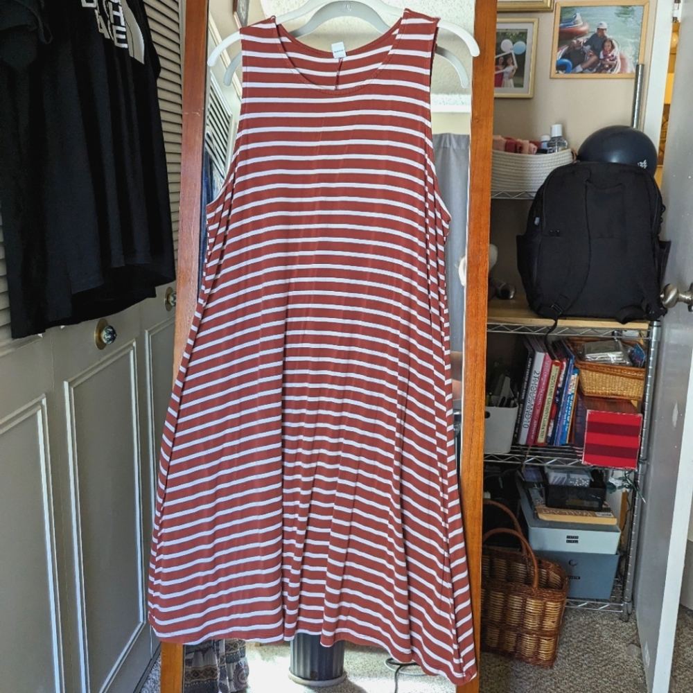 Striped A Line Shift Dress Old Navy